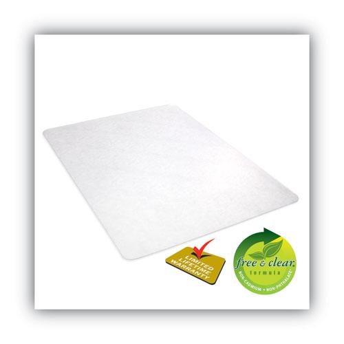 EconoMat All Day Use Chair Mat for Hard Floors, Rolled Packed, 46 x 60, Clear. Picture 5
