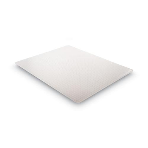 SuperMat Frequent Use Chair Mat, Med Pile Carpet, Roll, 46 x 60, Rectangle, Clear. Picture 1