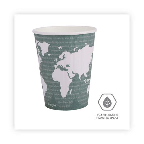 World Art Renewable and Compostable Insulated Hot Cups, PLA, 12 oz, 40/Packs, 15 Packs/Carton. Picture 5
