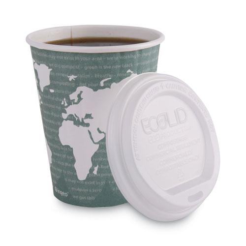 World Art Renewable and Compostable Insulated Hot Cups, PLA, 12 oz, 40/Packs, 15 Packs/Carton. Picture 7