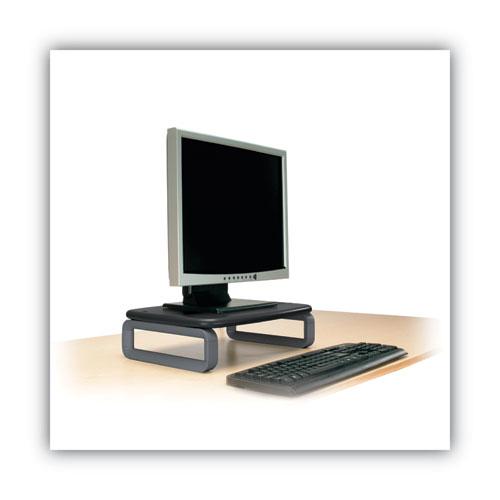 Monitor Stand with SmartFit, For 24" Monitors, 15.5" x 12" x 3" to 6", Black/Gray, Supports 80 lbs. Picture 4