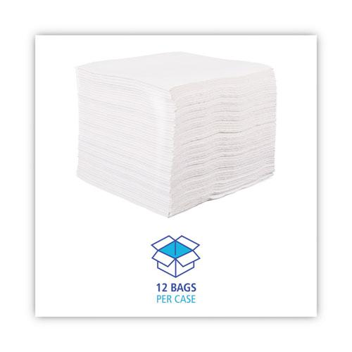 DRC Wipers, 12 x 13, White, 90 Bag, 12 Bags/Carton. Picture 5