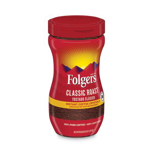Instant Coffee Crystals, Classic Roast, 16oz Jar. Picture 2