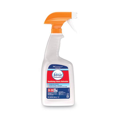 Professional Sanitizing Fabric Refresher, Light Scent, 32 oz Spray Bottle, 6/Carton. Picture 2