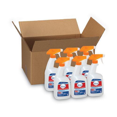 Professional Sanitizing Fabric Refresher, Light Scent, 32 oz Spray Bottle, 6/Carton. Picture 1