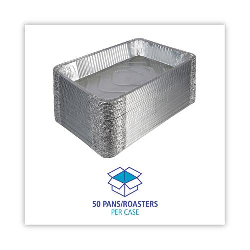 Aluminum Steam Table Pans, Full-Size Deep, 3.19" Deep, 12.81 x 20.75, 50/Carton. Picture 6