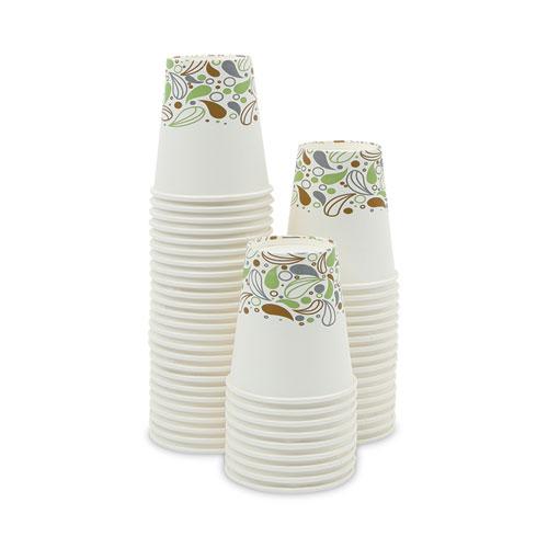 Deerfield Printed Paper Hot Cups, 10 oz, 50 Cups/Sleeve, 20 Sleeves/Carton. Picture 3