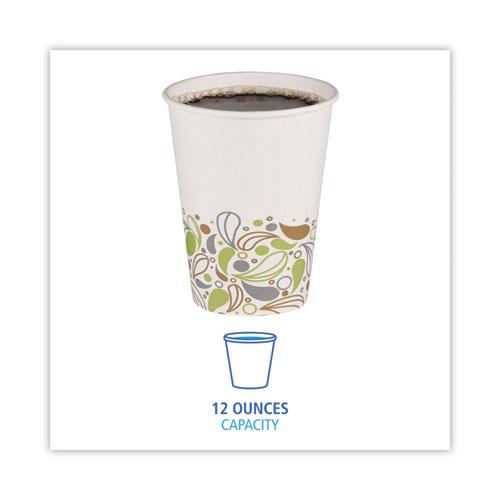 Deerfield Printed Paper Hot Cups, 12 oz, 50 Cups/Sleeve, 20 Sleeves/Carton. Picture 2