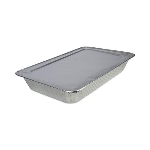 Aluminum Steam Table Pans, Full-Size Deep, 3.19" Deep, 12.81 x 20.75, 50/Carton. Picture 7