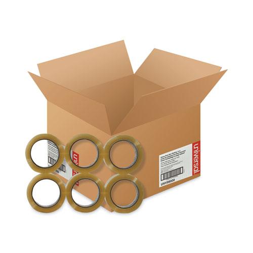 Heavy-Duty Box Sealing Tape, 3" Core, 1.88" x 54.6 yds, Clear, 36/Box. Picture 4