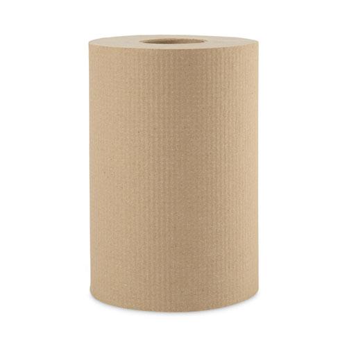 Hardwound Paper Towels, 1-Ply, 8" x 350 ft, Natural, 12 Rolls/Carton. Picture 1