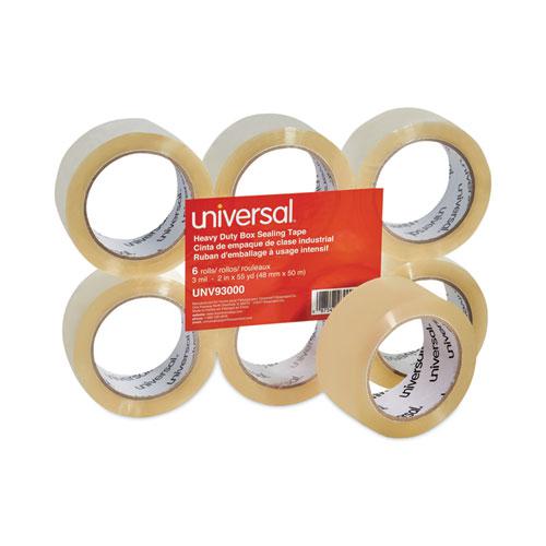 Heavy-Duty Box Sealing Tape, 3" Core, 1.88" x 54.6 yds, Clear, 6/Box. Picture 5