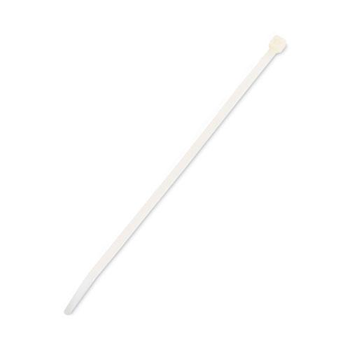 Nylon Cable Ties, 8 x 0.19, 50 lb, Natural, 1,000/Pack. Picture 3