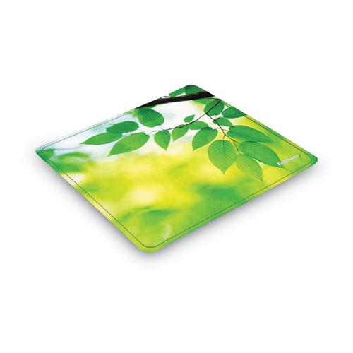 Recycled Mouse Pad, 9 x 8, Leaves Design. Picture 2