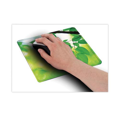 Recycled Mouse Pad, 9 x 8, Leaves Design. Picture 4