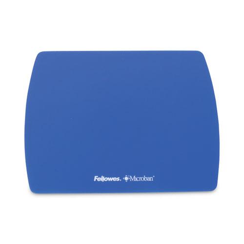 Ultra Thin Mouse Pad with Microban Protection, 9 x 7, Sapphire Blue. Picture 1
