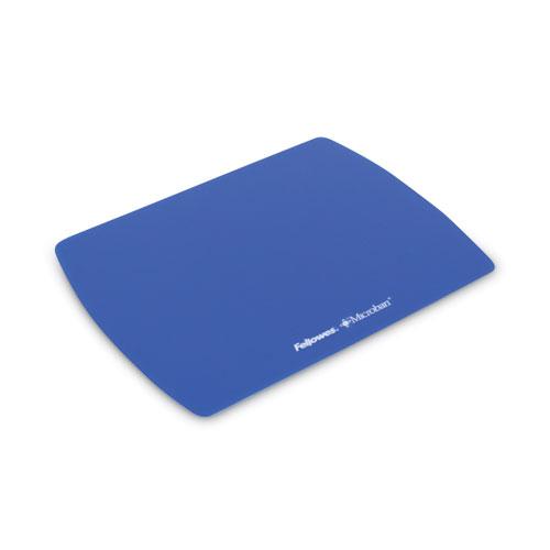 Ultra Thin Mouse Pad with Microban Protection, 9 x 7, Sapphire Blue. Picture 4