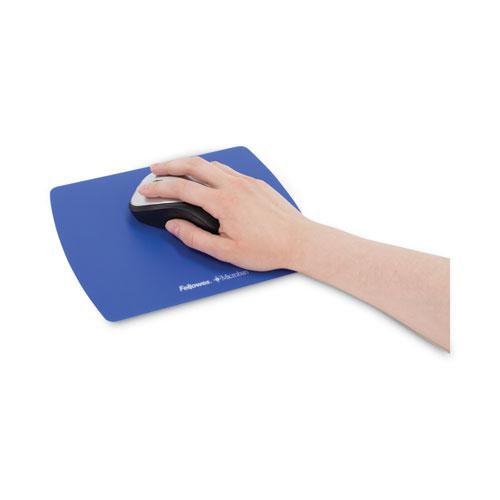 Ultra Thin Mouse Pad with Microban Protection, 9 x 7, Sapphire Blue. Picture 5