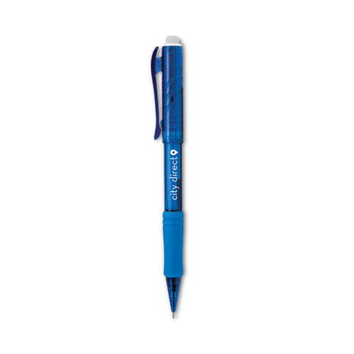 Twist-Erase EXPRESS Mechanical Pencil, 0.7 mm, HB (#2.5), Black Lead, Blue Barrel, Dozen. Picture 1