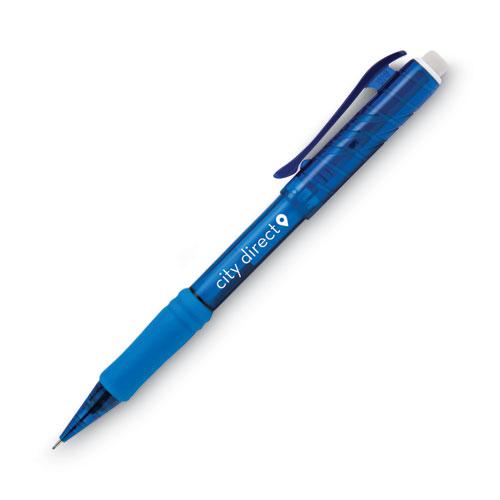 Twist-Erase EXPRESS Mechanical Pencil, 0.7 mm, HB (#2.5), Black Lead, Blue Barrel, Dozen. Picture 4