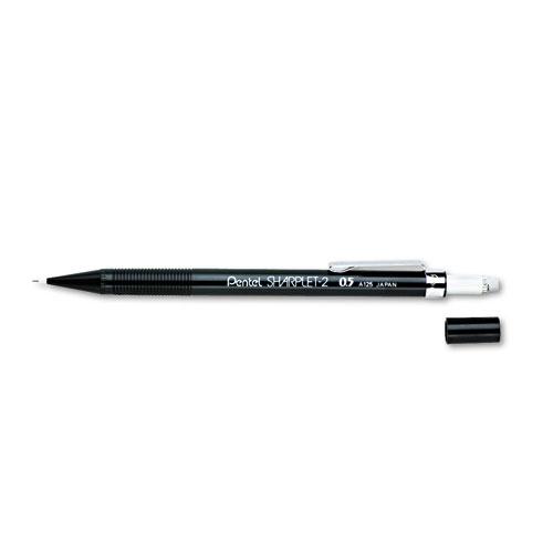 Sharplet-2 Mechanical Pencil, 0.5 mm, HB (#2.5), Black Lead, Black Barrel. Picture 2
