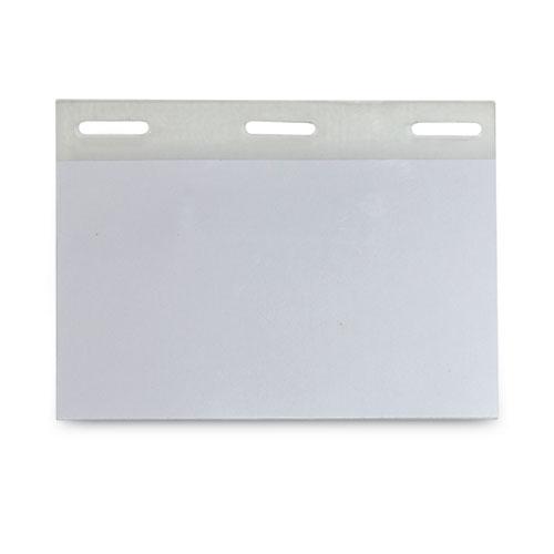 Self-Laminating Magnetic Style Name Badge Holder Kit, 2" x 3", Clear, 20/Box. Picture 3