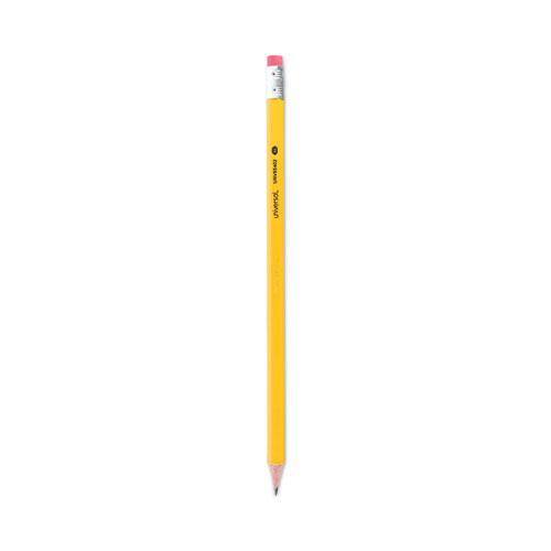 #2 Pre-Sharpened Woodcase Pencil, HB (#2), Black Lead, Yellow Barrel, 72/Pack. Picture 1