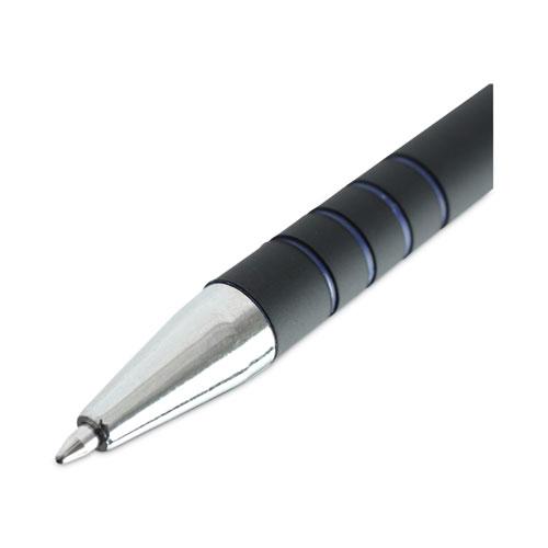 Ballpoint Pen, Retractable, Fine 0.7 mm, Blue Ink, Blue Barrel, Dozen. Picture 7