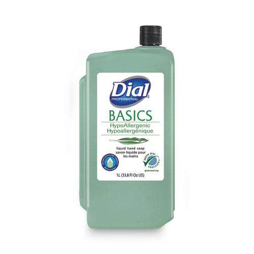 Basics MP Free Liquid Hand Soap, Unscented, 1 L Refill Bottle, 8/Carton. Picture 1