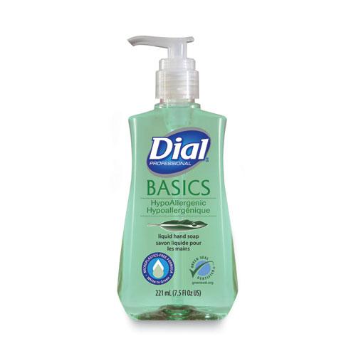 Basics MP Free Liquid Hand Soap, Unscented, 7.5 oz Pump Bottle, 12/Carton. Picture 1