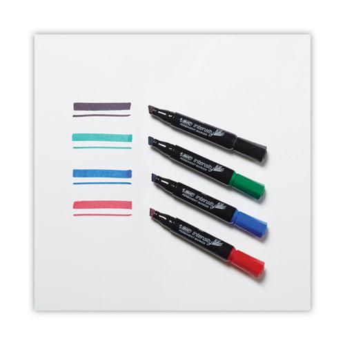 Intensity Chisel Tip Permanent Marker, Broad Chisel Tip, Assorted Colors, Dozen. Picture 3