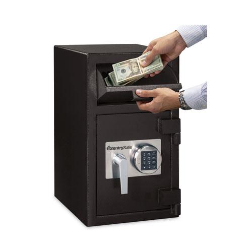 Digital Depository Safe, Extra Large, 1.3 cu ft, 14w x 15.6d x 24h, Black. Picture 2