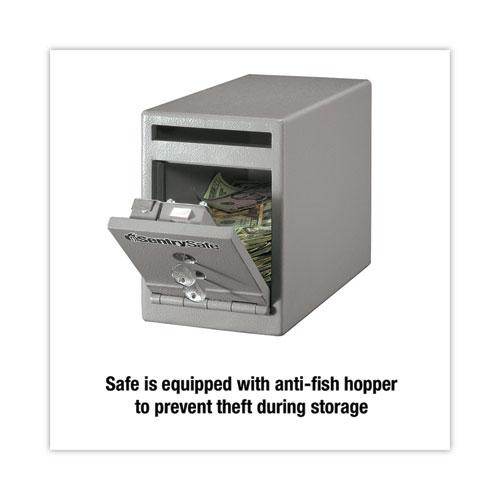 UC025K Safe, 0.23 cu ft, 6 x 12.3 x 8.5, Silver. Picture 3