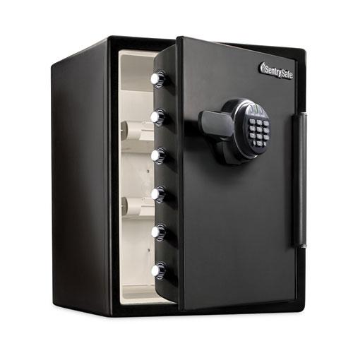 Fire-Safe with Digital Keypad Access, 2 cu ft, 18.67w x 19.38d x 23.88h, Black. The main picture.
