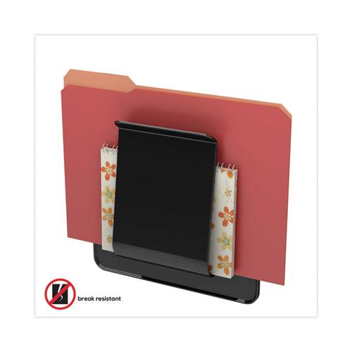 Stand Tall Wall File, Legal/Letter/Oversized Size, 9.25" x 10.63", Black. Picture 2