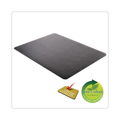 SuperMat Frequent Use Chair Mat for Medium Pile Carpet, 45 x 53, Rectangular, Black. Picture 5