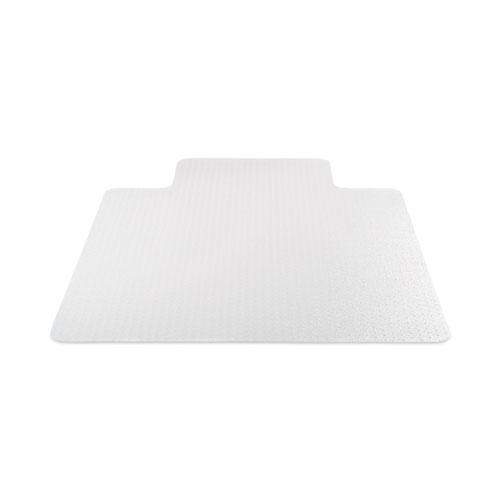 SuperMat Frequent Use Chair Mat for Medium Pile Carpet, 46 x 60, Wide Lipped, Clear. Picture 6