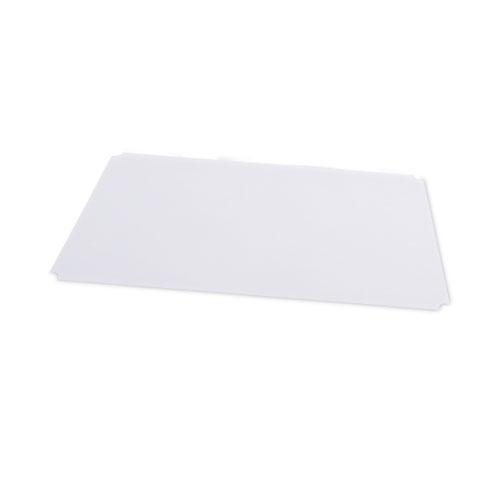 Shelf Liners For Wire Shelving, Clear Plastic, 36w x 24d, 4/Pack. Picture 1