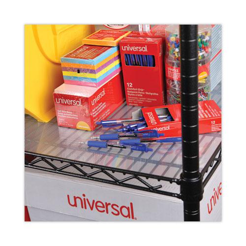 Shelf Liners For Wire Shelving, Clear Plastic, 48w x 24d, 4/Pack. Picture 6