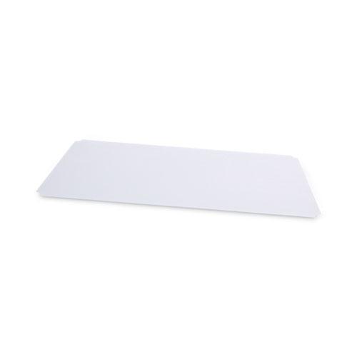 Shelf Liners For Wire Shelving, Clear Plastic, 48w x 24d, 4/Pack. Picture 1