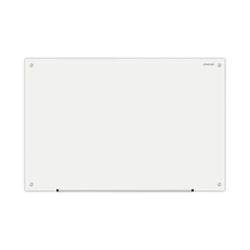 Frameless Glass Marker Board, 36 x 24, White Surface. Picture 1