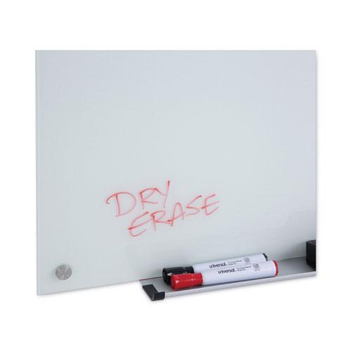 Frameless Glass Marker Board, 36 x 24, White Surface. Picture 7