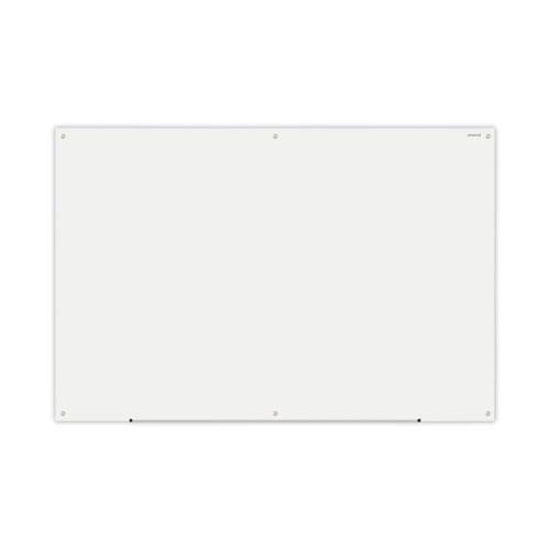 Frameless Glass Marker Board, 72 x 48, White Surface. Picture 1