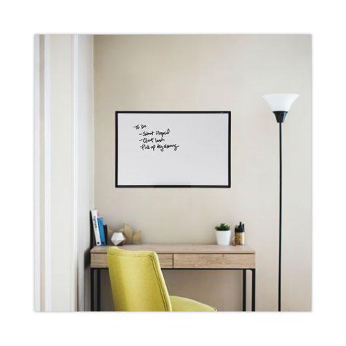Design Series Deluxe Dry Erase Board, 36 x 24, White Surface, Black Anodized Aluminum Frame. Picture 6