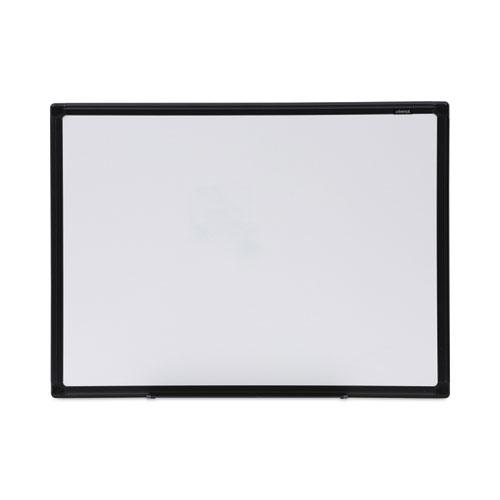 Design Series Deluxe Dry Erase Board, 24 x 18, White Surface, Black Anodized Aluminum Frame. Picture 1