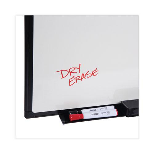 Design Series Deluxe Dry Erase Board, 24 x 18, White Surface, Black Anodized Aluminum Frame. Picture 7