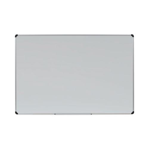 Magnetic Steel Dry Erase Marker Board, 72 x 48, White Surface, Aluminum/Plastic Frame. Picture 1