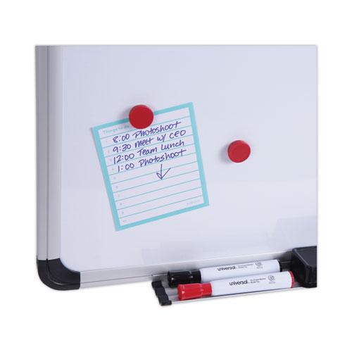 Deluxe Porcelain Magnetic Dry Erase Board, 36 x 24, White Surface, Silver/Black Aluminum Frame. Picture 5