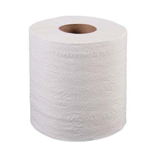 Bath Tissue, Septic Safe, Individually Wrapped Rolls, 2-Ply, White, 500 Sheets/Roll, 96 Rolls/Carton. Picture 2