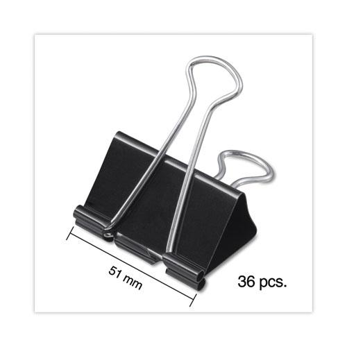 Binder Clip Zip-Seal Bag Value Pack, Large, Black/Silver, 36/Pack. Picture 4